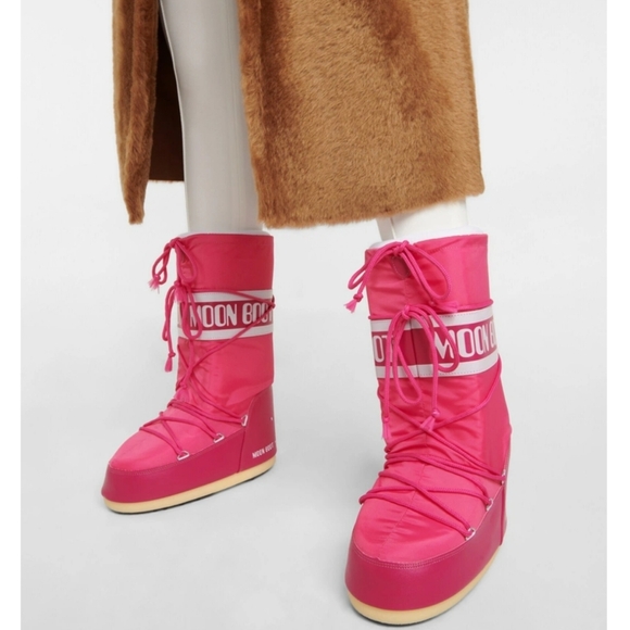 Moon Boot Tall Icon Boots Moon Boots Pink Icon Boots